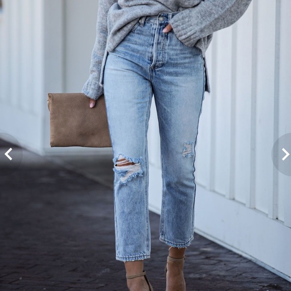 Vici Denim - High rise distressed jeans